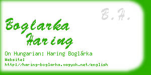 boglarka haring business card